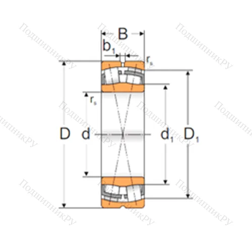 Подшипник роликовый радиальный самоцентрирующийся 22236 ACMW 33