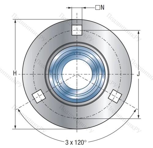 Подшипниковый корпус PF 206 в Йошкар-Оле