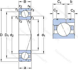Подшипник 7032 CD/HCP 4AL в Йошкар-Оле