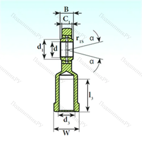 Подшипник скольжения сферический SI 10 E