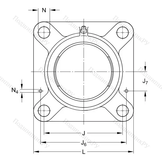 Подшипниковый корпус FY 509 M