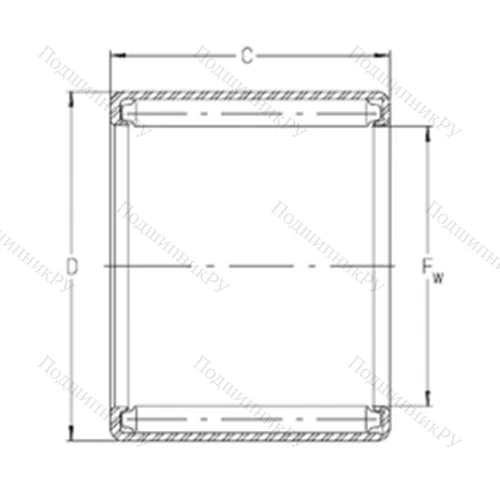 Подшипник игольчатый радиальный S 2610