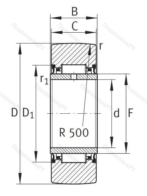 Подшипник NA 2200 2RSR