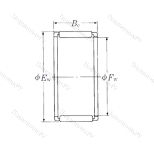 Подшипник игольчатый радиальный WJ-354116