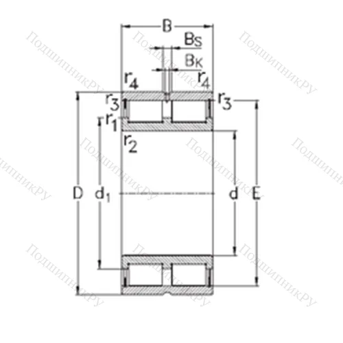 Подшипник роликовый радиальный NNCL 4976-V