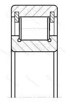Подшипник  NCL 216 (102216) размер 80x140x26 от производителя  SKF