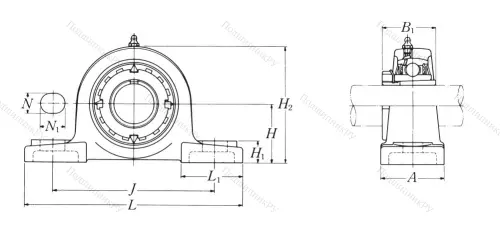 Подшипниковый узел UKP 211 D 1 в Йошкар-Оле