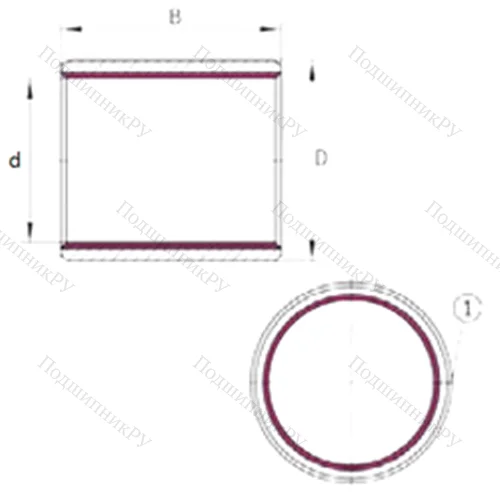 Подшипник скольжения EGB 0403-E 40