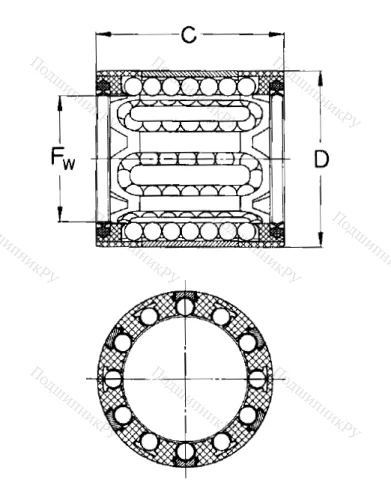 Подшипник LBBR 30-2LS в Йошкар-Оле