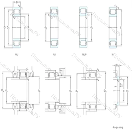 Подшипник роликовый радиальный NU 12/560MA