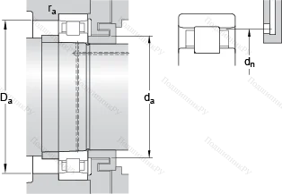 Подшипник N 1008 KTN/SP