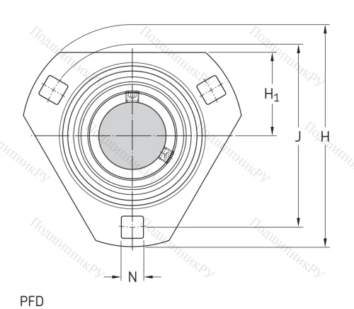 Подшипниковый корпус PFD 62 в Йошкар-Оле