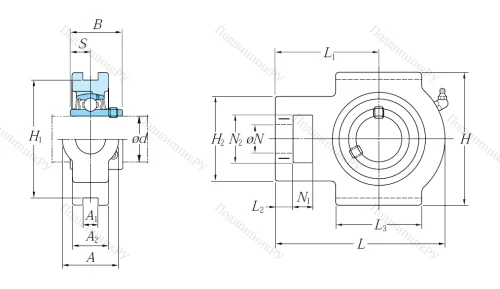 Подшипниковый узел UCT 204 J в Йошкар-Оле