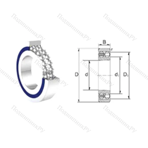 Подшипник шариковый радиальный самоцентрирующийся 2209-2RS