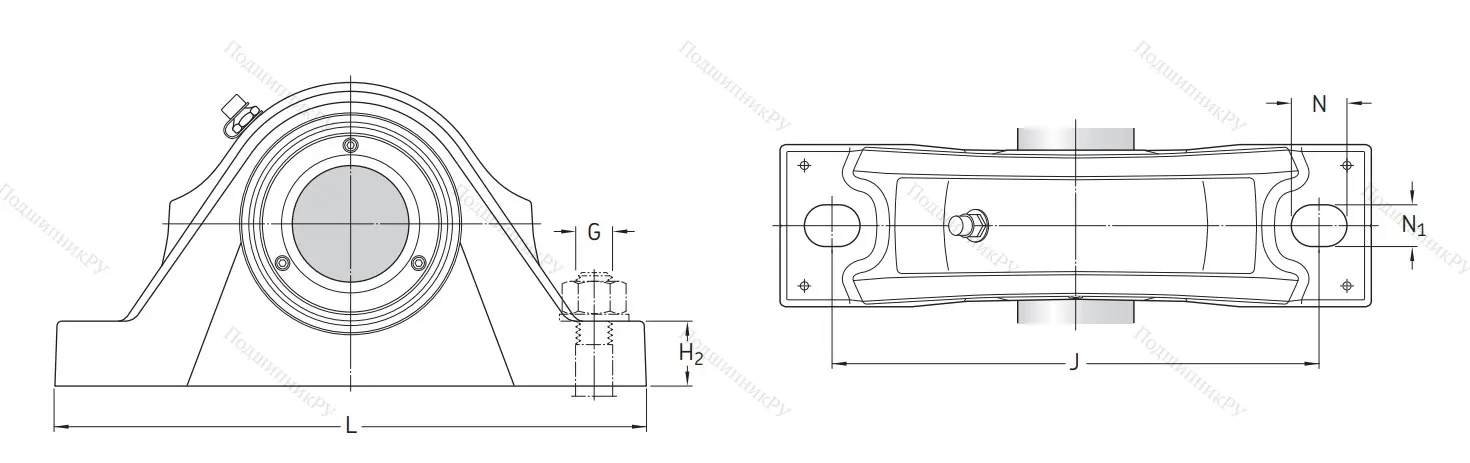 Подшипниковый узел SYNT 60 L