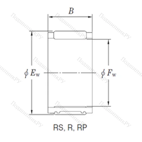 Подшипник игольчатый радиальный 25R 3324B-1 от производителя  KOYO