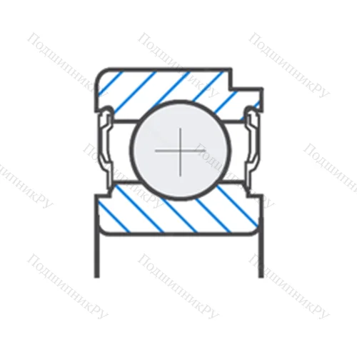 Подшипник шариковый радиальный 803196B
