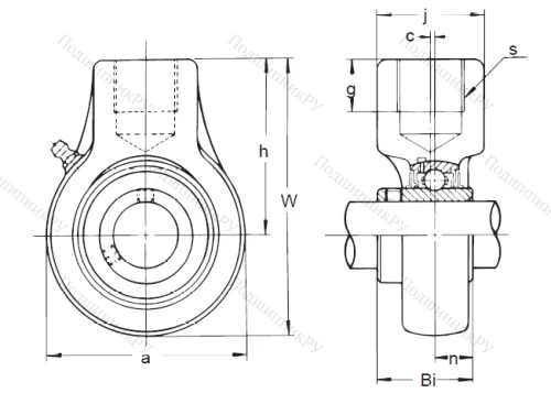 Подшипниковый узел UCECH 207 в Йошкар-Оле