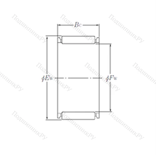 Подшипник игольчатый радиальный KMJ 32?38?14