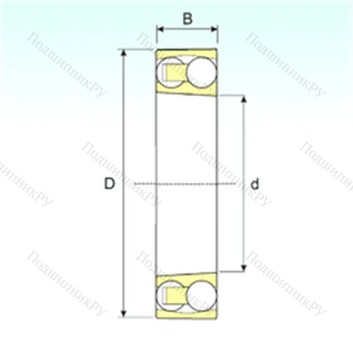 Подшипник шариковый радиальный самоцентрирующийся 2211 KTN 9