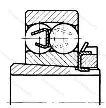 Подшипник  11506 (2207K+H 307) размер 30x72x23/35 от производителя  ГПЗ-8