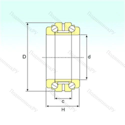 Подшипник шариковый упорно-радиальный 234919