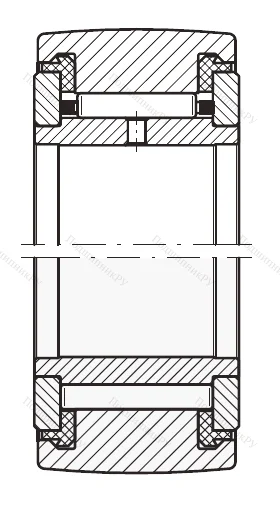 Игольчатый подшипник NATV 17 X PP A