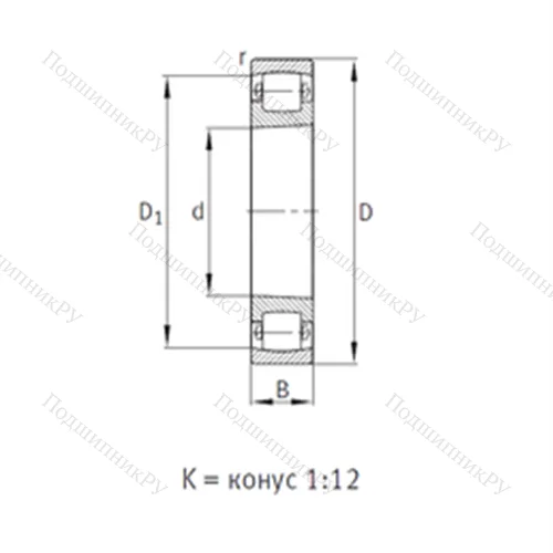 Подшипник роликовый радиальный самоцентрирующийся 20216-K-TVP-C 3