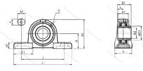 Подшипниковый узел UCP 216 в Йошкар-Оле