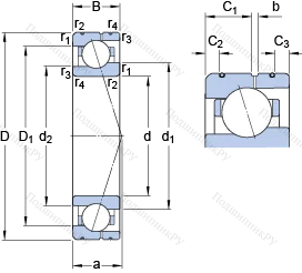 Подшипник 71910 ACE/HCP 4AL