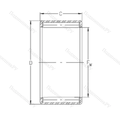 Подшипник игольчатый радиальный SN 1816