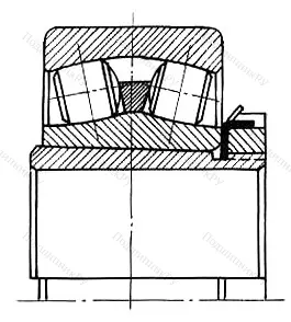 Подшипник  353514 (22216K+H 316) размер 70x140x33/59 от производителя  ГПЗ-11