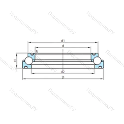 Подшипник шариковый радиально-упорный  212-311