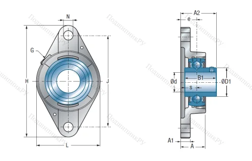 Подшипниковый узел UCFLE 212 в Йошкар-Оле