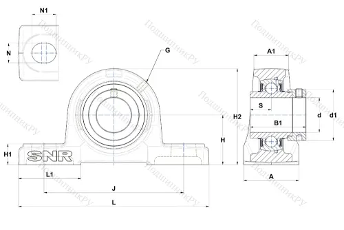Подшипниковый узел EXP 211 в Йошкар-Оле