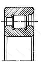Модификация подшипника 512610МУ размер 50x110x40