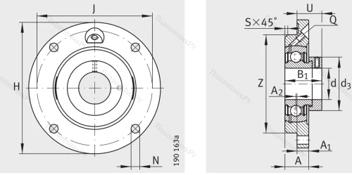 Подшипниковый корпус  GG.ME 12-N в Йошкар-Оле