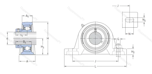 Подшипниковый узел SY 55 TF в Йошкар-Оле