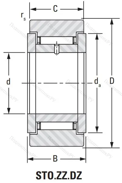 Подшипник STO 10 ZZ DZ