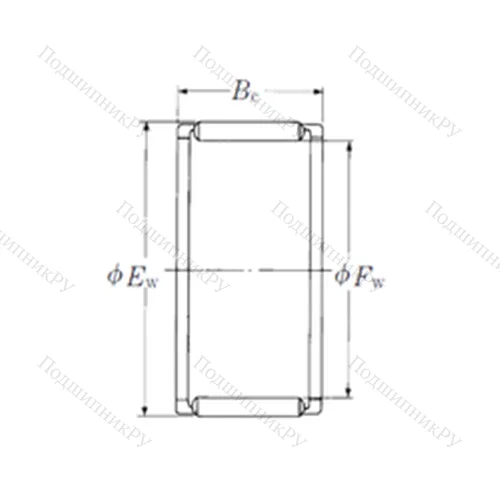 Подшипник игольчатый радиальный FWF-121812 от производителя  NSK
