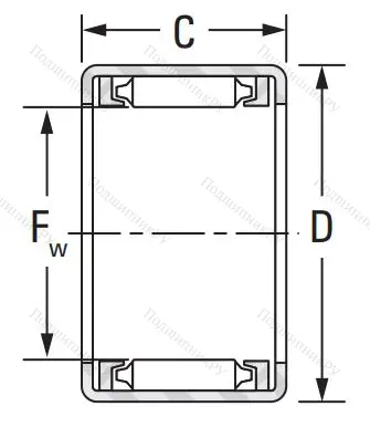 Подшипник обгонной муфты обгонная муфта FC 25 в Йошкар-Оле
