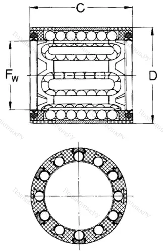 Подшипник LBBR 10-2LS в Йошкар-Оле