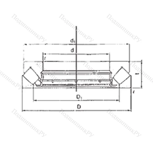 Подшипник роликовый упорно-радиальный 29328M