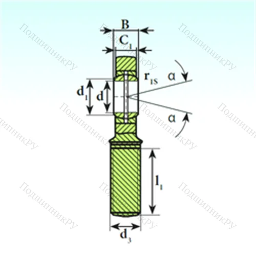 Подшипник скольжения сферический SA 70 ES 2RS