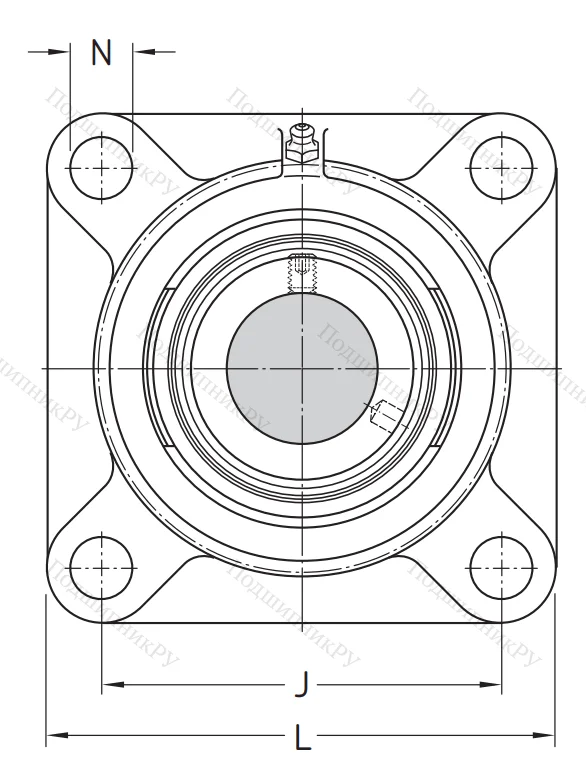 Подшипниковый корпус FY 504 M
