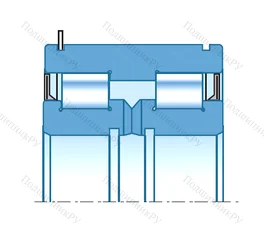 Двухрядный роликовый подшипник SL 04 5010 LLNR от производителя  NTN