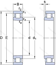 Подшипник N 1021 KTN 9/HC 5SP