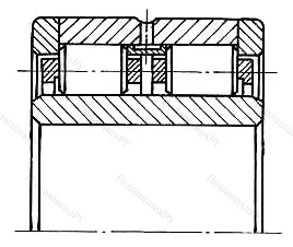 Модификация подшипника 180508 размер 40x80x23 ГОСТ 520-89