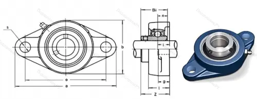 Подшипниковый узел UCFL 209 в Йошкар-Оле