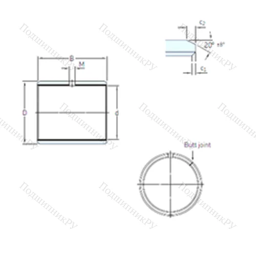 Подшипник скольжения PCM 13013560 E